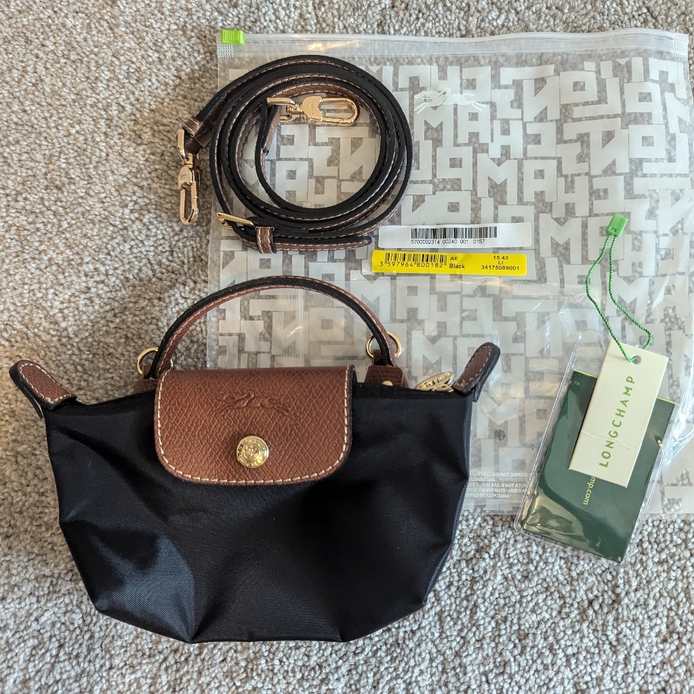 Longchamp mini zip crossbody NWT